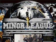 Tablet Screenshot of minor-league.jp